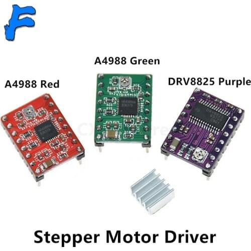 3D Printer Parts A4988 DRV8825 Stepper Motor Driver With Heat sink For SKR V1.3 1.4 GTR V1.0 RAMPS 1.4 1.6 MKS GEN V1.4 board