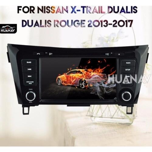 In dash Car DVD multimedia player GPS navigation for Nissan X-TRAIL Qashqai Dualis Rogue 2013-2017 Android 8.0 auto stereo