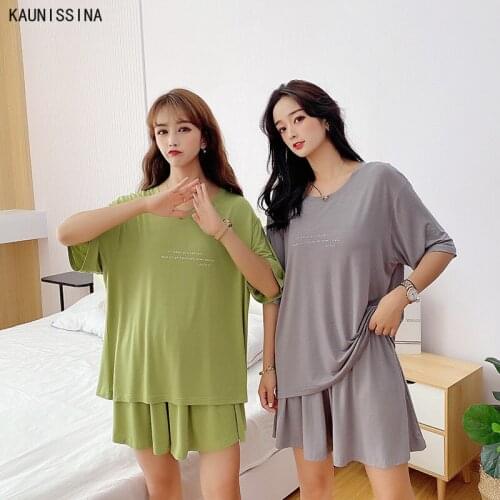 Женские пижамы-рубашки KAUNISSINA China At AliExpress