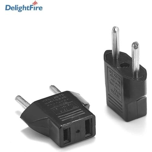 CN China Chinese to Euro EU Travel Adapter US to EU Plug Adapter European Type C Plug Converter Electric Power Sockets Outlet