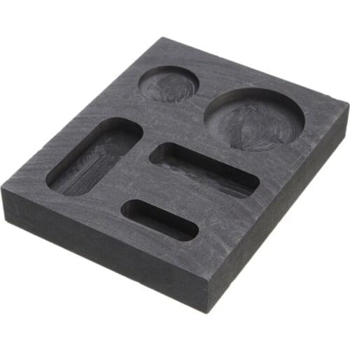 Five-hole Foundry coin Gold and silver bars high density graphite Mold