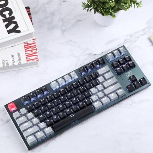 87 Keys Mechanical Keyboard USB Wireless Type-C Three Mode Backlit Blue Switch Ergonomic Gaming Keyboard For Laptop/Tablet