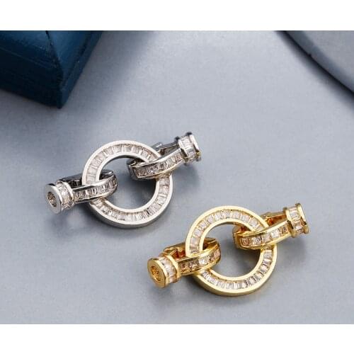 O-shaped Buckle DIY Bracelet Necklace Sweater Chain Snap Button Ending Connecting Buckle Jewelry Making Accessories Supplies