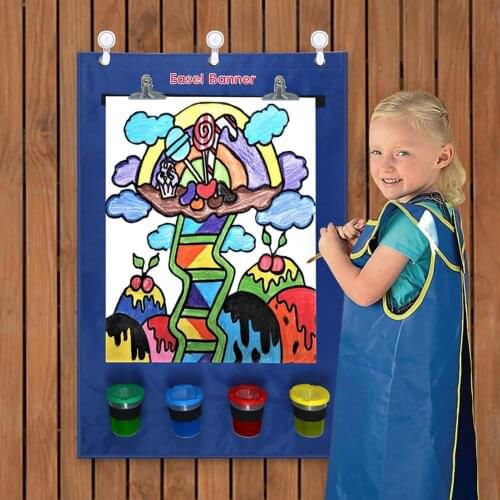 Portable Hanging Easel Banner Wall Easel for A2 Drawing Paper Miniature Easel Accessories Art Supplies