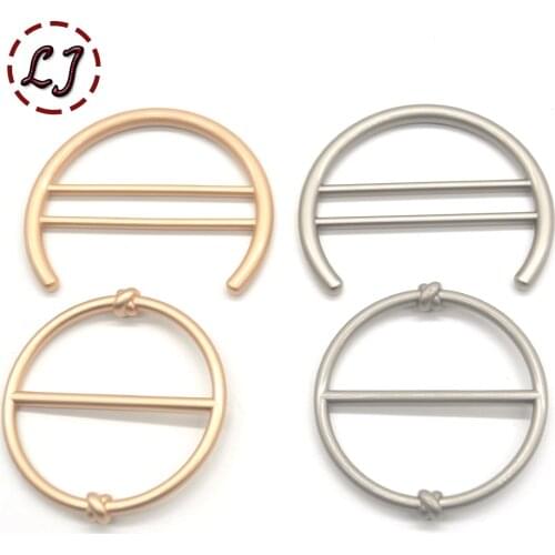 New High quality fashion Belt Buckles 2pcs/lot round metal buckle for wind coat bag decoration crafts DIY sewing accessories