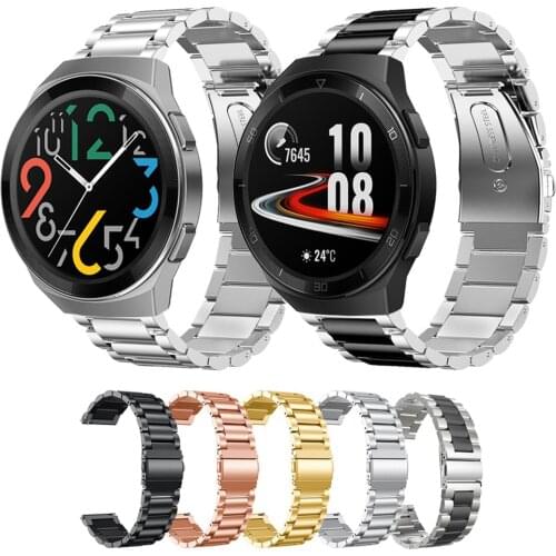 Stainless Steel Straps For Huawei Watch GT2e 2E GT2 2 46MM/GT Smart Watch Bands Replacement Bracelet Belt GT2E Wristbands Correa