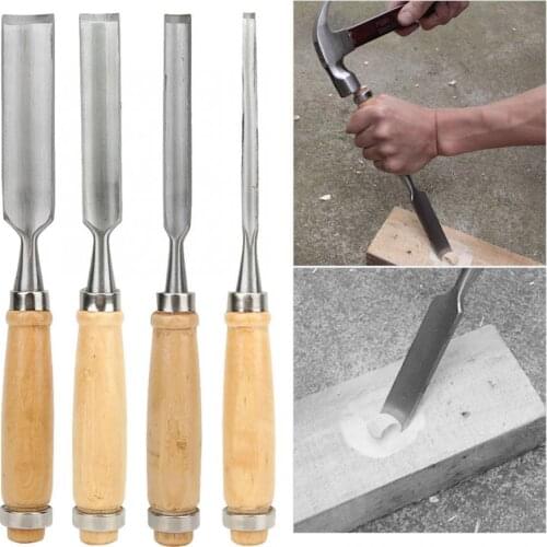 Wood Carving Chisel 4PCS Woodworking Carving Chisel Carpenter Hand Carving Knife Carpentry Tools