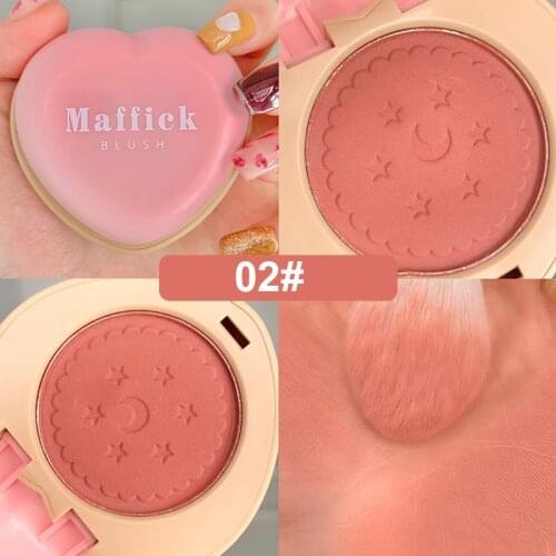 Blusher Powder Waterproof Sweat-proof And Brighten Skin Tone Natural Monochrome Blush Palette Lasting Natural Blush Cream TSLM1