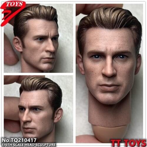 TTTOYS 1/6 Soldier Head Sculpture Model Beauty 7.0 Head Sculpt For 12 Inch Body In Stock