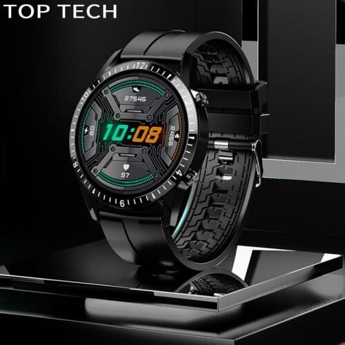 Top Tech Smart Watches I9 Touch Screen Bluetooth Hand Free Smartwatch Men Womens Fitness Tracker Heart Rate Call Message Music