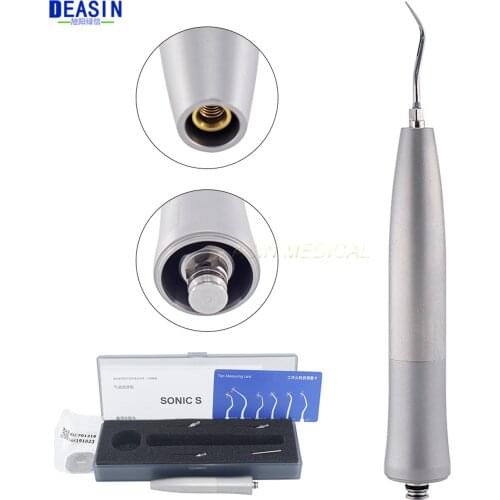 Dental Air Scaler Handpiece Sonic S With NSK Quick Coupling Integrated Spray Apply To Scaling Removal Calculus Stain + 3 Tips
