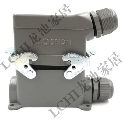 Heat Flux Avenue Heavy Load Connector HDC-HSB-006-3 Aviation Plug Socket Surface Mounted 35A6 Core