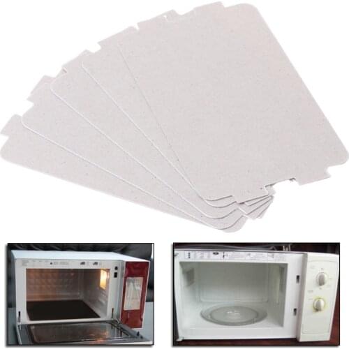 5Pcs Microwave Oven Mica Plate Sheet Thick Replacement Part 107x64mm For Midea Drop ship
