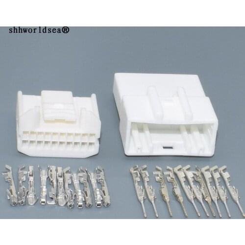 Worldgolden auto 0.7mm 20pin male female 1473807-1 for Toyota old CD player domestic auto plug unsealed connector