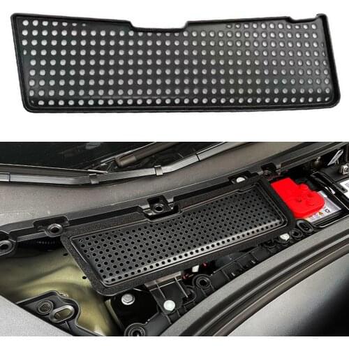 Car Front Engine Air Flow Vent Intake Protection Cover for Tesla Model 3 2021 Grille Inlet with Plastic Pad Accessories
