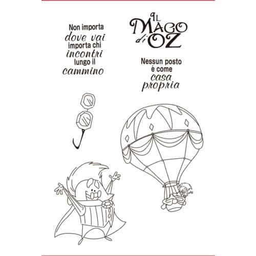 11x16 parachute New Transparent Clear Rubber Stamp Sheet Cling Scrapbooking Photo Album PaperCard DIY Craft