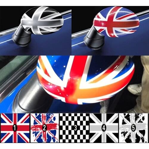 Aliauto 2 x car rearview mirror stickers super stretch stickers wholly surrounded by mirrors accesspries for BMW MINI COOPER