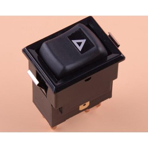 7 Pins Hazard Warning Light Lamp Switch Fit for Land Rover Defender 90 110 130 Models YUF101490 Car Accessories