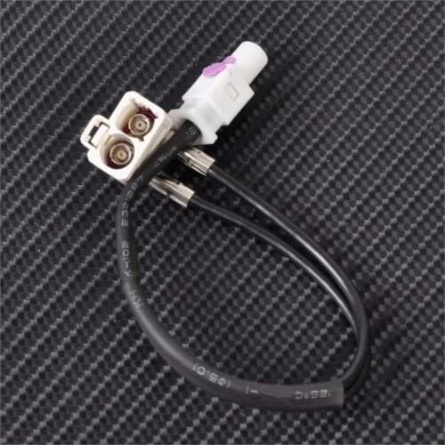 CITALL Radio Antenna Adapter 1-2 Conversion Cable for VW RNS 310 RNS315 RNS510 RCD310 RCD510 Skoda Columbus Amundsen Mediasystem