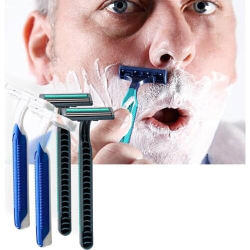 10 Disposable Safety Shaving Handle Razor for Man Face Care Shaving Hotel travel