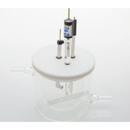 C003 water bath electrolytic tank, water bath temperature control, not sealed five port electrolytic tank