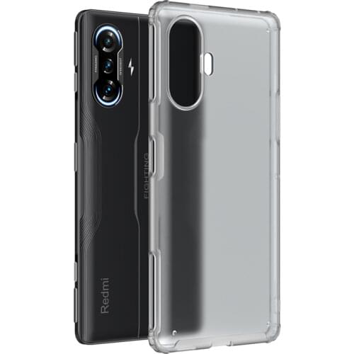 For POCO F3 GT Case Shockproof TPU Bumper PC Transparent Back Cover Funda for Xiaomi Redmi K40 Gaming