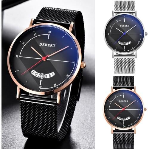 DEBERT Mens Waterproof Watch