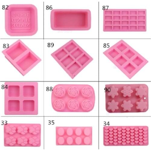 1PC Silicone Ice Cube Maker Form For Ice Candy Cake Pudding Chocolate Molds Easy-Release Square Shape Ice Cube Trays Molds