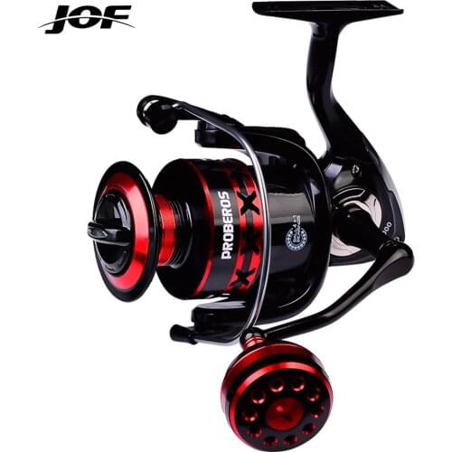 JOF New High Quality All-Metal Freshwater And Seawater Dual Use Fishing Reel Big Pulling Drag Spinning Reel Durable Carp Fishing