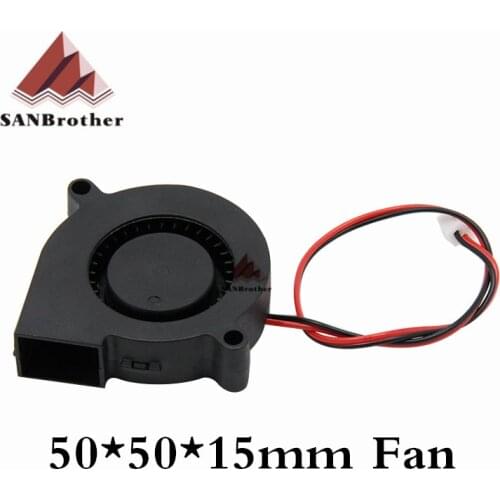 3D Printer Parts 5015 Cooling Cooler Blower Turbo Fan DC 12V 24V Fan with 50x50x15mm Reprap Mendel Prusa i3 Printer