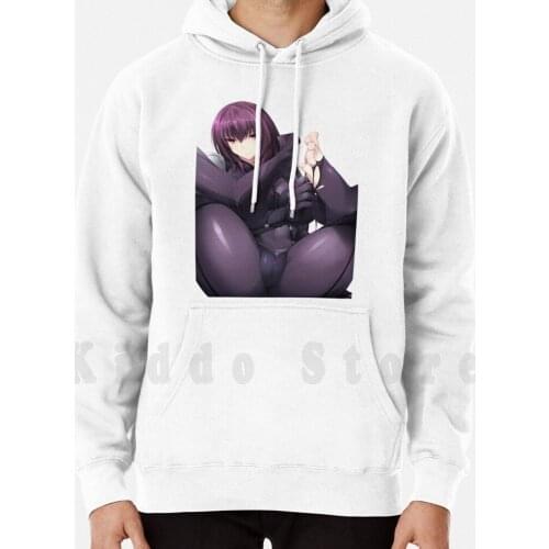 Lewd Anime Girl-Ecchi / Hentai Babe # 105-Fate Grand Order-Scathach ( Lancer ) hoodies long sleeve Fate Grand Order