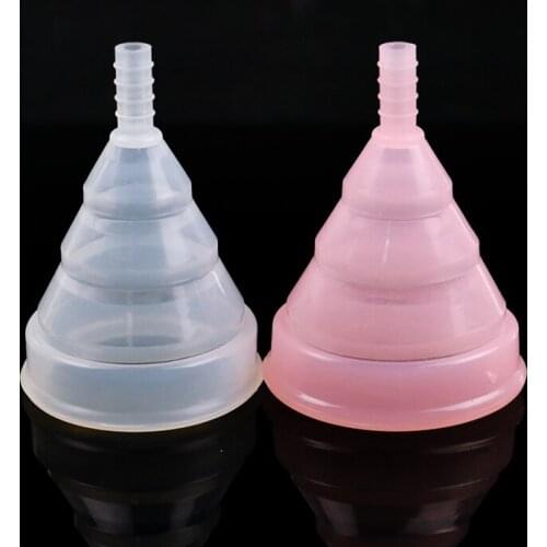 Medical Grade Silicone Menstrual Cup S/L 2Colors Soft Reusable Cup Women Feminine Hygiene Product Vagina Health Care Supplies