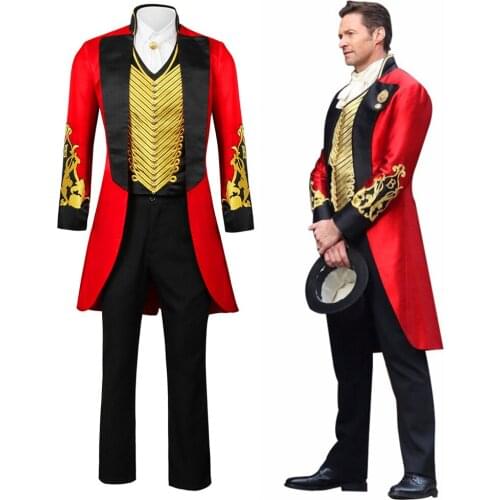 New The Greatest Showman P.T. Barnum Cosplay Costume Outfit Adult Men Full Set Uniform Halloween Carnival Cosplay Custom Made