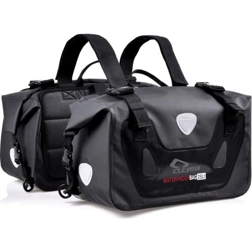 New arrival Motorbike luggage bags Motorcycle waterproof saddle bags high quality outdoor travel 56-75L waterproof