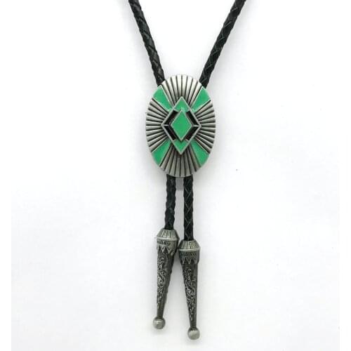 Prismatic zinc alloy Jin Boluo tie pattern indians original tie restoring ancient ways