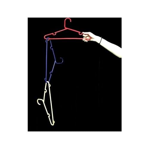 Plastic Clothes Hangers Linking Coat hanger Multicolor Magic Tricks Stage Illusions Mentalism Gimmick Fun