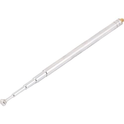 RC model Car 5 Silver 5 section 3 mm external threaded expansion antenna
