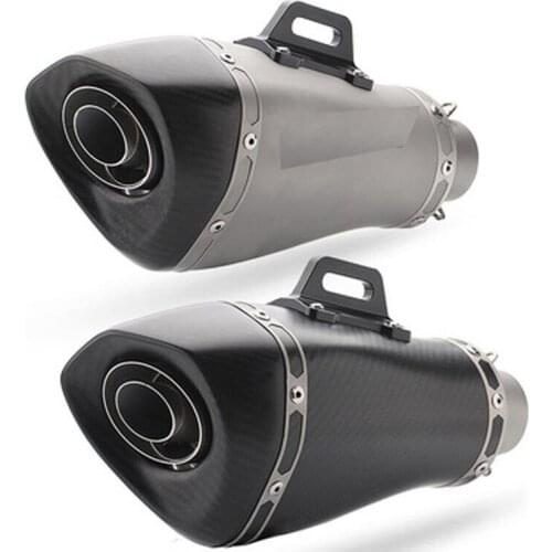 51mm/60mm Universal Motorcycle exhaust pipe Moto modified muffler FOR S1000RR Z900 GSXR750 S1000XR ZX6R