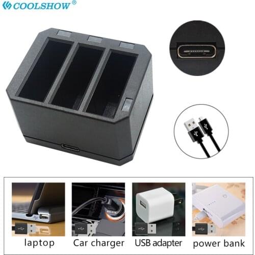 For DJI Osmo Action Camera Battery Channel USB Charger 4.2V USB Output Charger