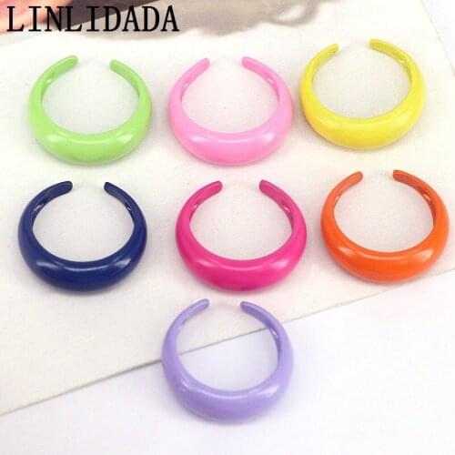10Pcs New Trendy Summer Simple Colorful Enamel Adjustable Ring, Enamel Open Statement Ring, Minimalist Rings
