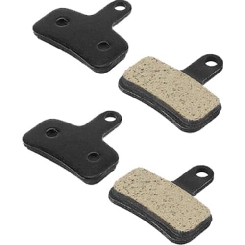 2 Pair Semi-metallic Brake Pads Lamella Disc Brake Block Kit for Some Chinese Brands of Cable Pull Disc Brakes Accessories