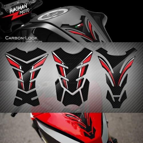For Yamaha XJ6 SP ABS All Year 3D Carbon-look Motorcycle Tank Pad Protector Sticker