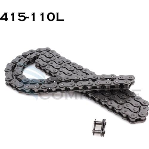 415-110L Chain For 49cc 60cc 66cc 80cc 2-Stroke Engine Motor Motorized Bicycle Bike Heavy Duty Chain High Power Racing Parts