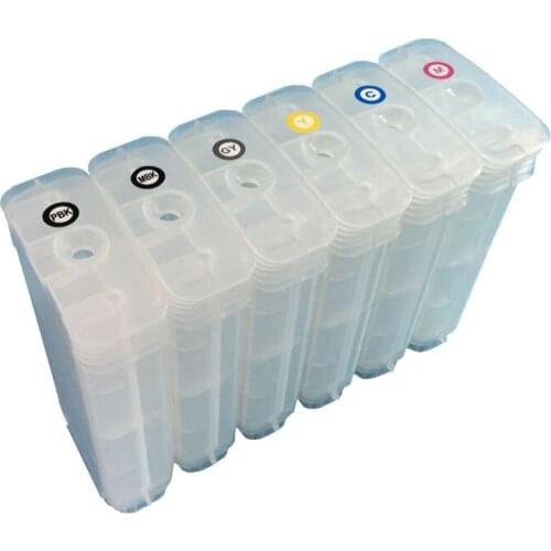 6x130ml For HP72 Refillable Ink Cartridge For Hp T610 T620 T770 T790 T1100 T1120 T2300 Printer Cartridge with ARC chips