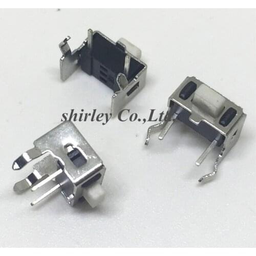 Free shiiping 1000PCS 100% new 3*6*5MM horizontal touch switch with stand side by vertical feet switch button 3x6x5H
