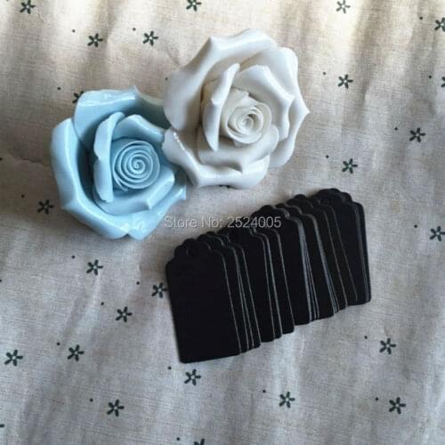 Free shipping in stock 2x4cm shape cutting blank tag/350gsm black matt cardboard paper tags/paper card hang label