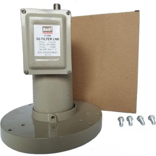 C band LNB one output and c band lnb scalar ring and lnb holder braket together