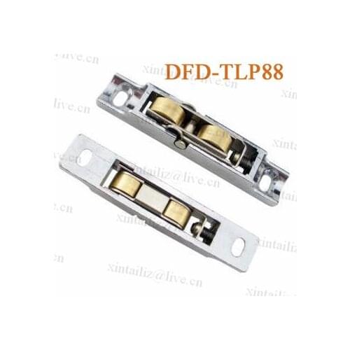 [DFD-TLP88] high quality copper door and window flat double roller whee plastic door roller wheel