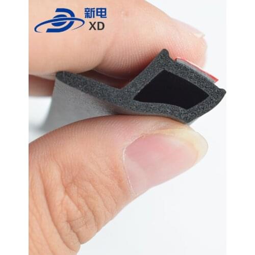 Sliding window car door weather elastic rubberstrip