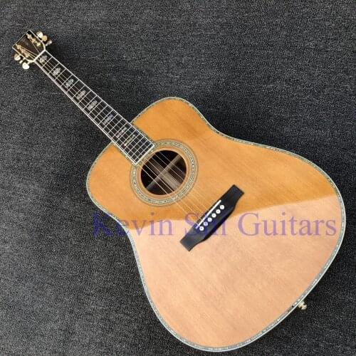 Free shipping Sandalwood body acoustic guitar handmade acoustic electric guitar round body cedar top electrical acoustic guitar